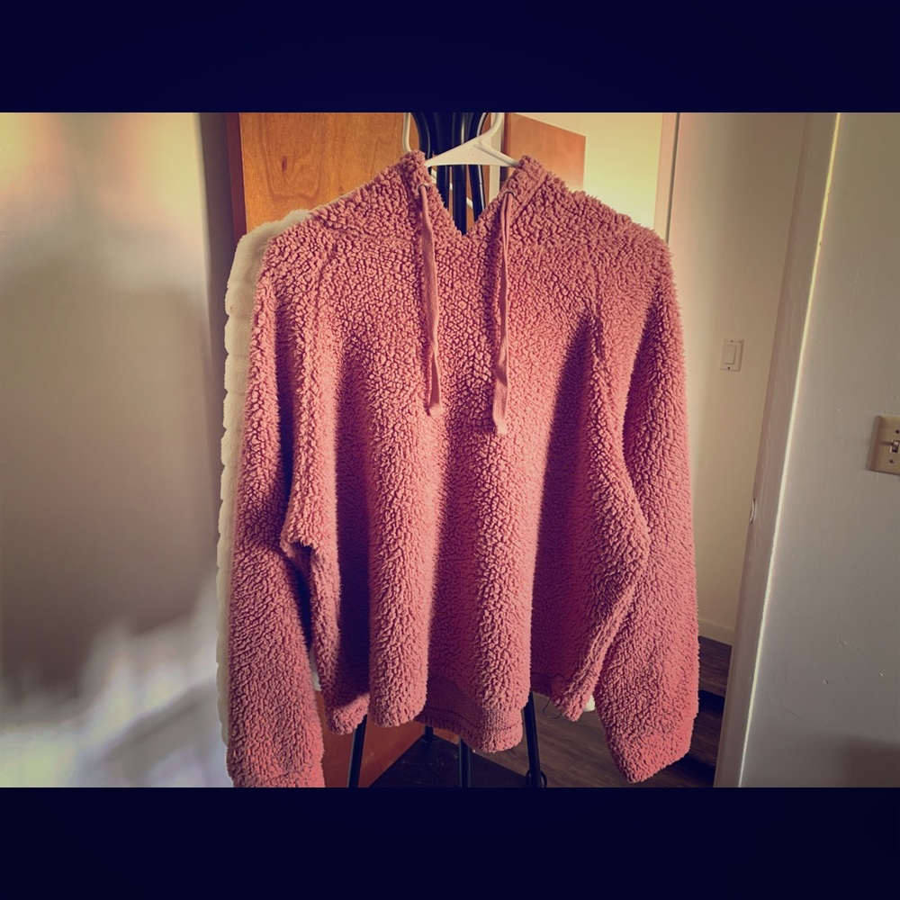 Pink Crop top pull over